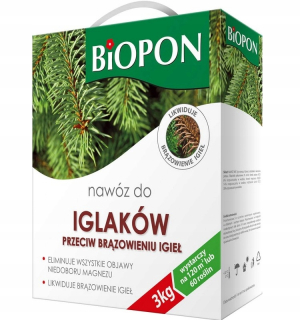 Biopon viaczložkové hnojivo granulát 3 kg 3 l